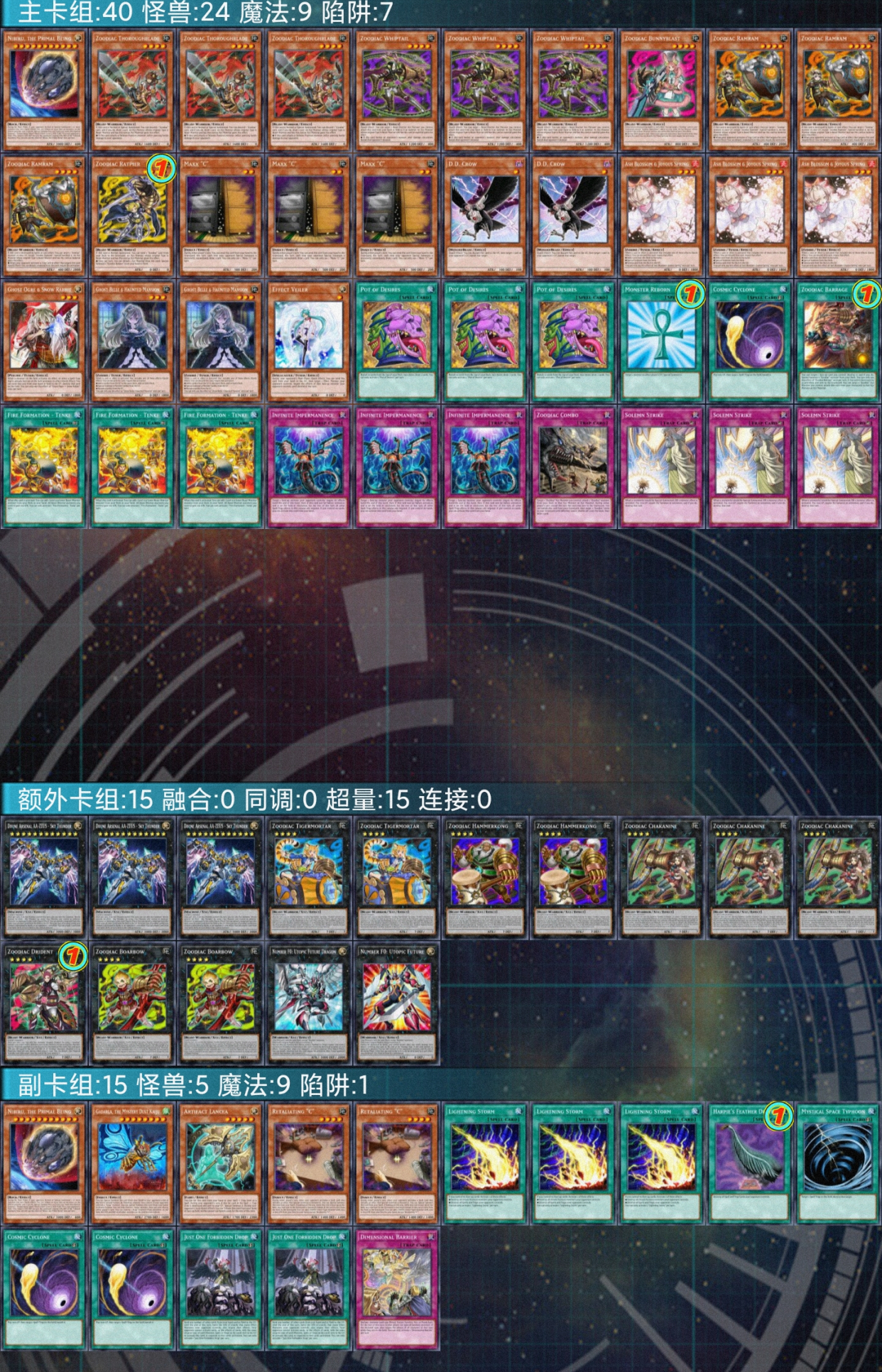 游戏王卡组:劳模霍普能够发挥自己的卡组,十二兽永远滴神